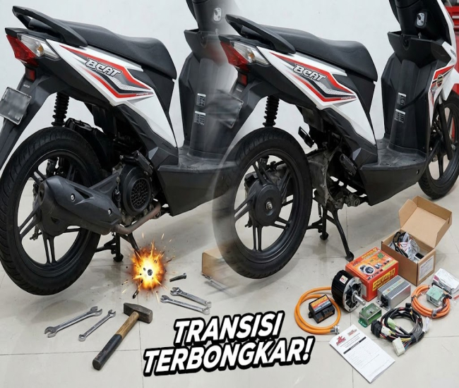 Paket Konversi Motor Listrik BRT (Resmi & Plug and Play)